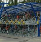 Image result for two tier bike parking trinity